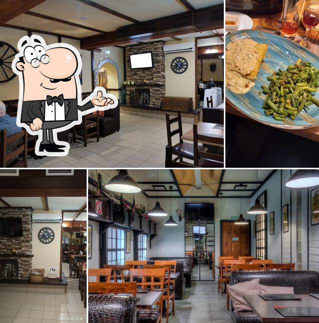 Посмотрите на внутренний интерьер "Бочки"