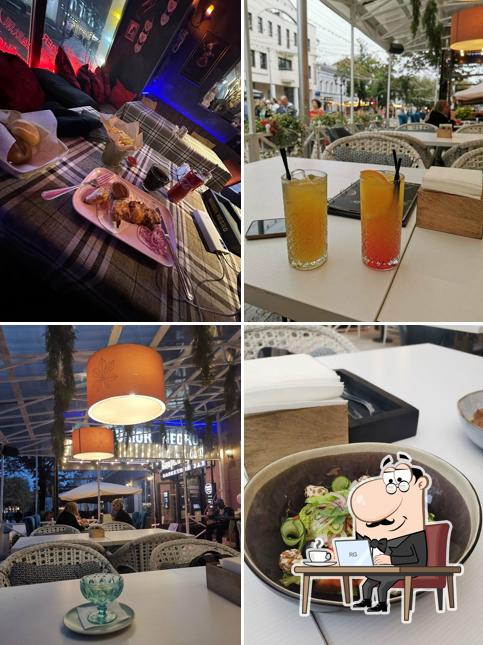 Посмотрите на внутренний интерьер "Humor negro"