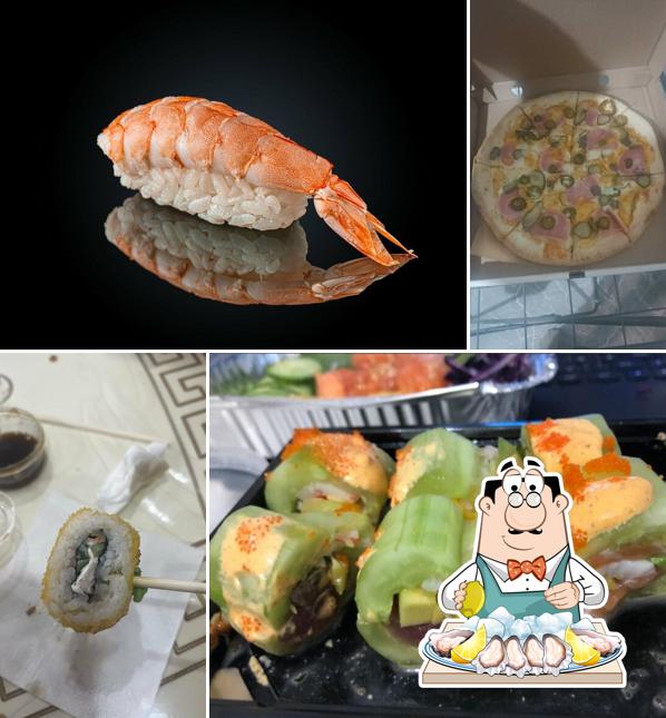 Устрицы в "Феста Суши"