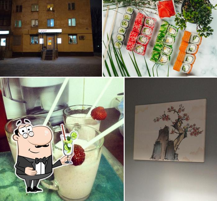 Насладитесь напитками в атмосфере "Суши маркет"