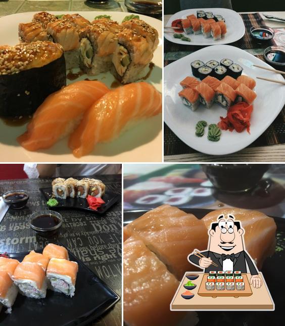 Закажите различные сеты суши