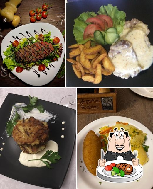 Стейк в "Gubernskiy Traktir Restaurant"