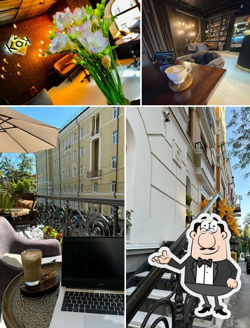 Изображение, на котором видны внутреннее оформление и внешнее оформление в КофеКова