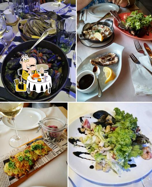 Еда в "Ресторане "Баркас""