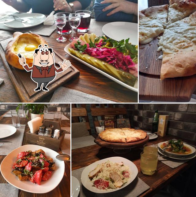 Еда в "Быке да баран"