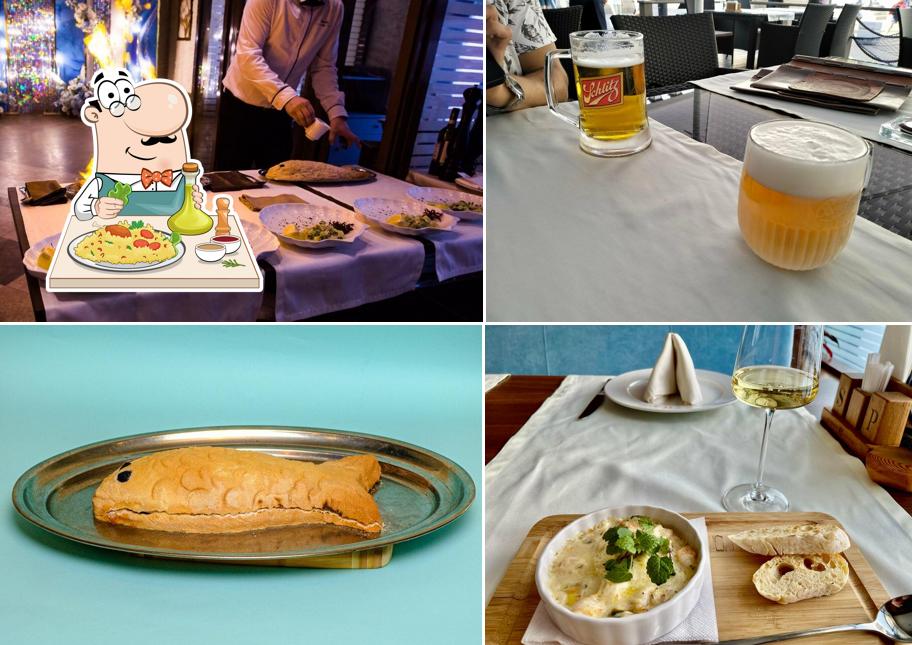 Еда в "Ресторане Хемингуэй"