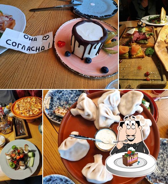 Шоколадный торт в "Ресторане Диване-Баяне"