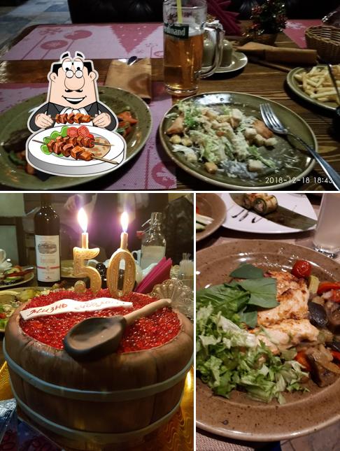 Еда в "Портос"