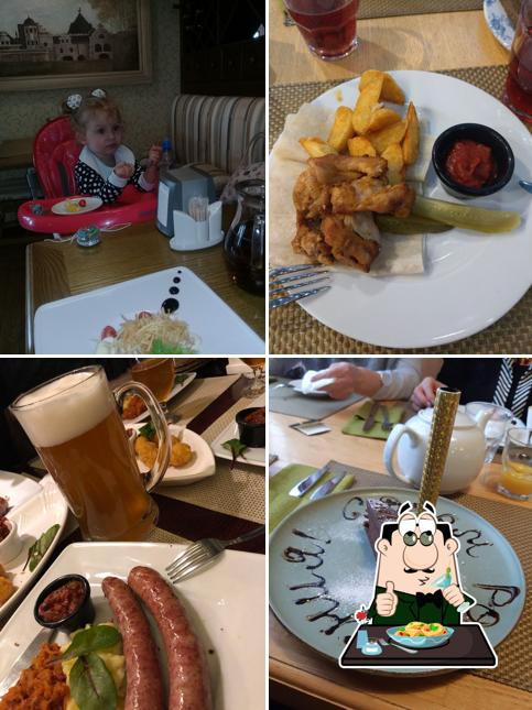 Еда в "Пивоварне "Брецель""