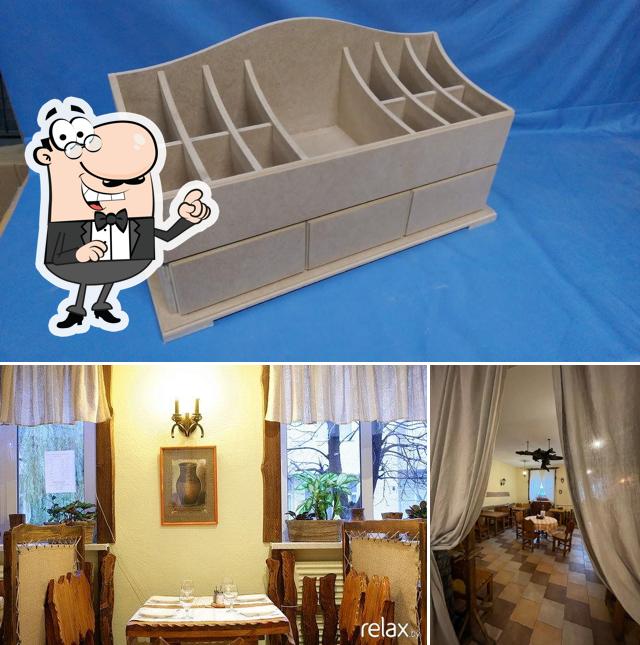 Посмотрите на внутренний интерьер "Жбан"