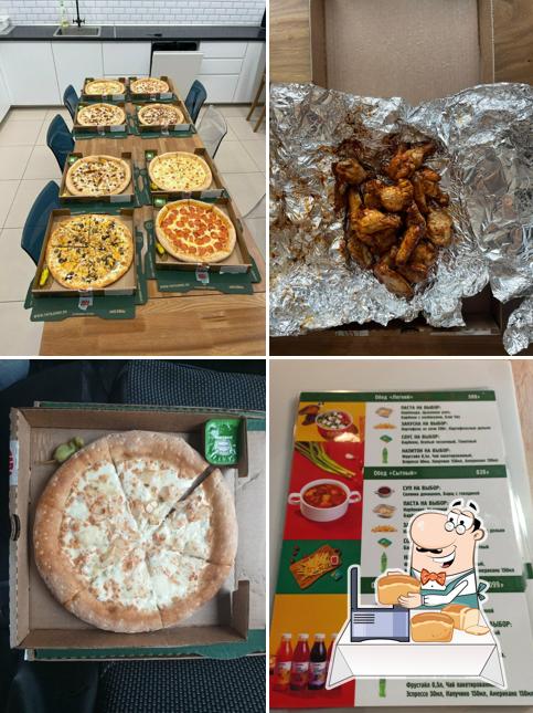 Чесночный хлеб в "Папа Джонс"