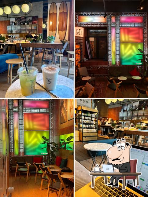 Интерьер "Surf Coffee"