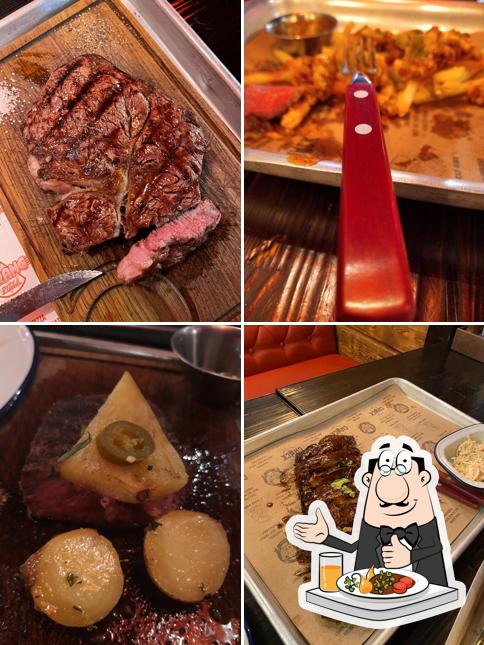 Еда в "Top Blade BBQ Bar"