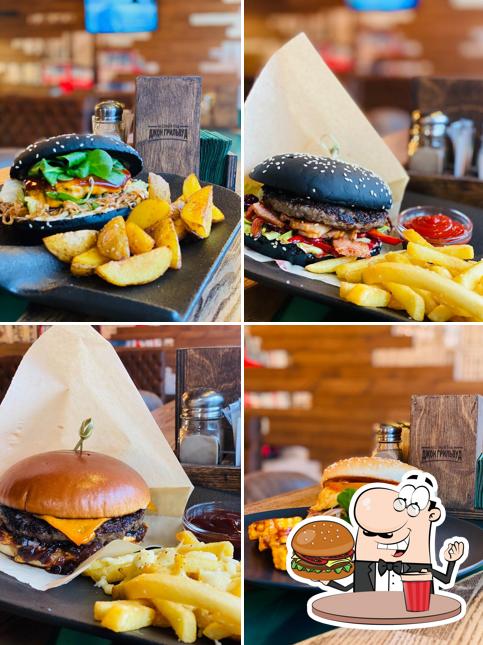 Закажите гамбургеры в "СуперРон"