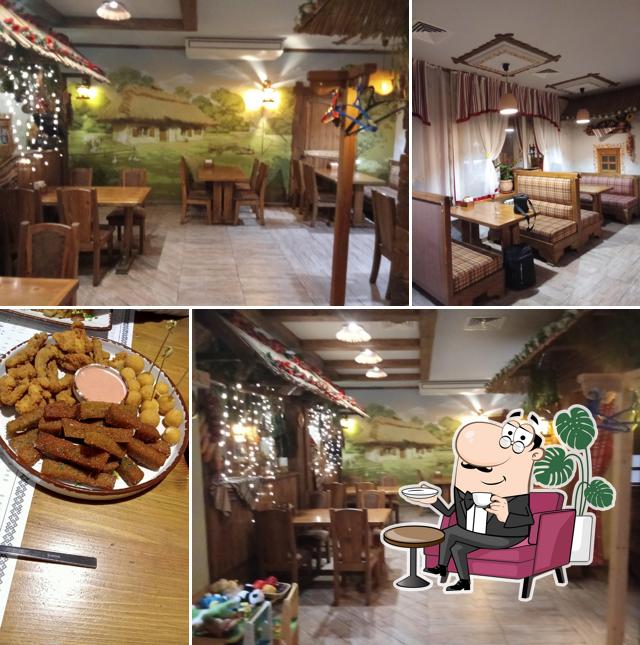 Посмотрите на внутренний интерьер "Корчмы"