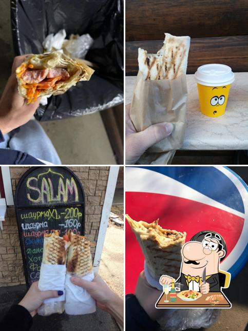 Шаурма на углях