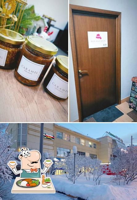 Еда в "Bon Macaron"
