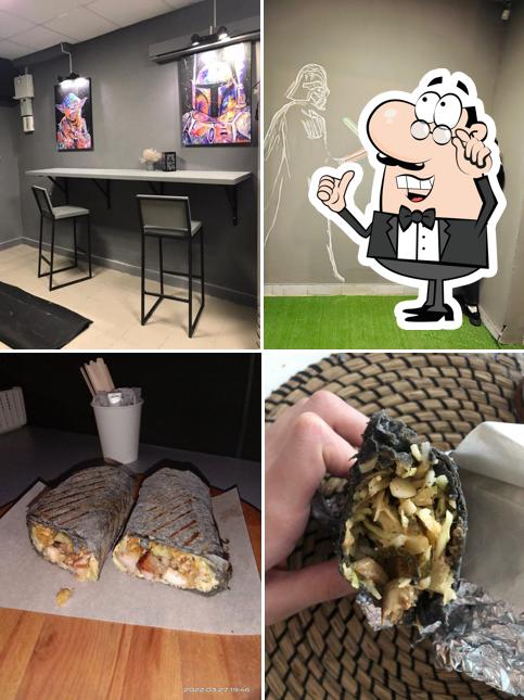 Интерьер "Dark Side шаурма & гриль"