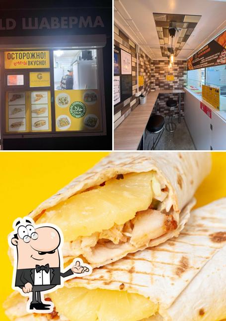 Помимо прочего, в Gold Шаверма есть внутреннее оформление и еда