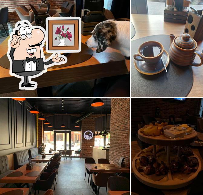 Изображение, на котором видны внутреннее оформление и напитки в Cafe&bar Svoi