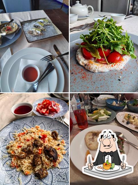 Блюда в "Шафране"