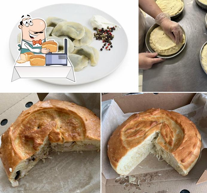 Чесночный хлеб в "Пирожковая № 1"