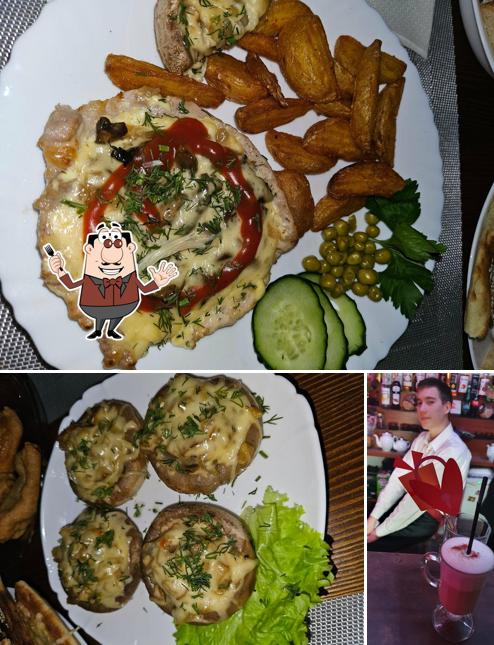 Еда в "Усадьбе"