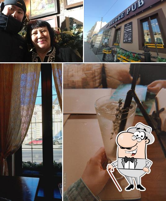 Наслаждайтесь свежим воздухом и видом, открывающемся из "Brugge Pub"