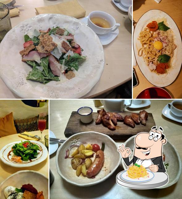 Паста карбонара в "Коптильне"