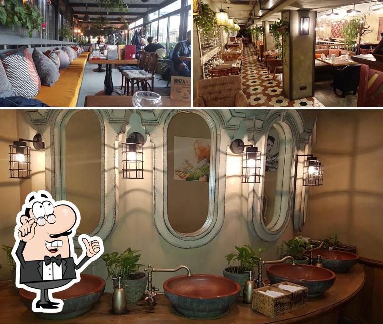 Посмотрите на внутренний интерьер "Пряностей & радости"