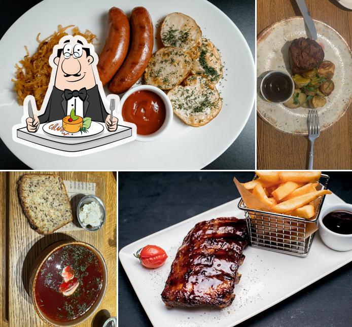 Еда в "Будвайсе Бар"