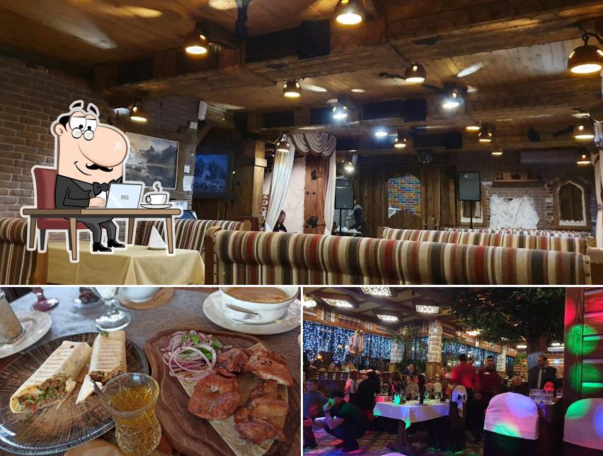 Посмотрите на внутренний интерьер "Старого Баку"