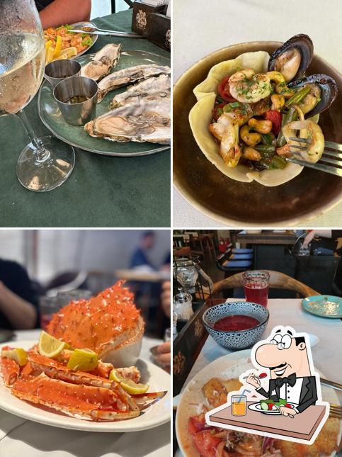 Еда в "Фермерском ресторане "Огонек""