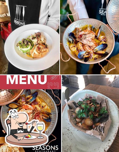 Еда в "Ресторане Seasons"