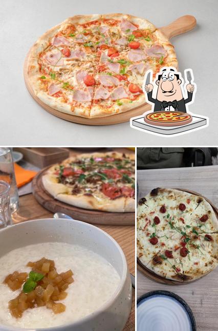 Попробуйте пиццу в "Crab Cafe"