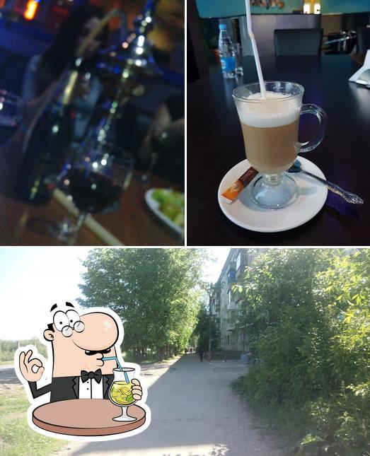 Помимо прочего, в Апельсин есть напитки и внешнее оформление