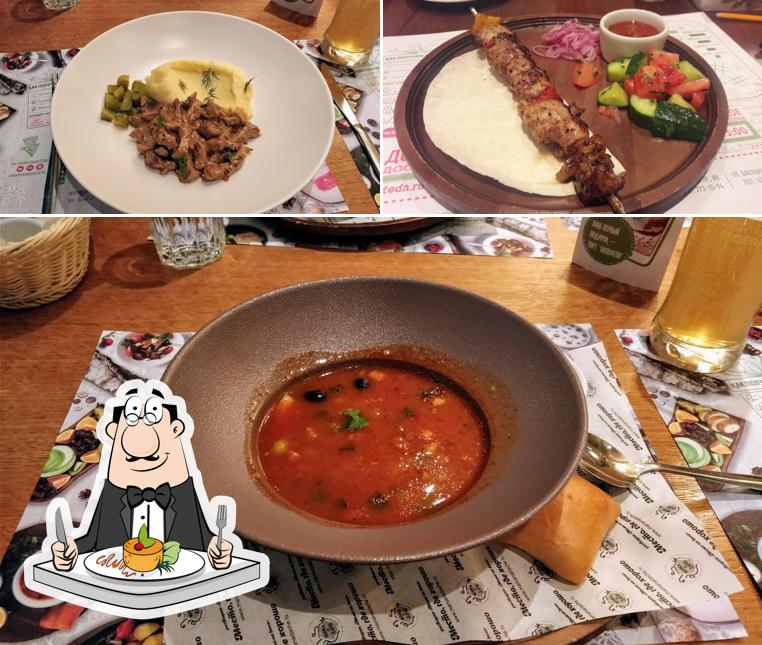 Блюда в "Маме на даче"