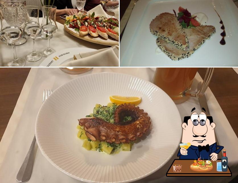 Брускетта в "Ресторане Хемингуэй"