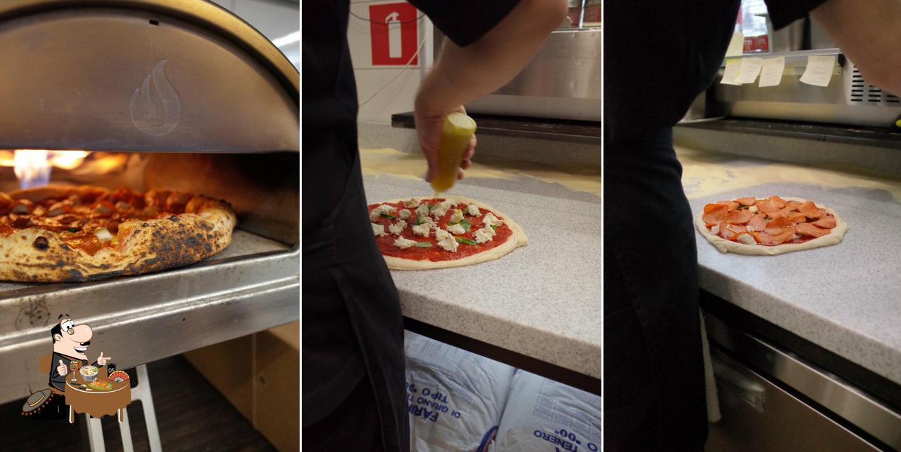 Еда в "Стэйси пицца"