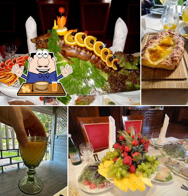 Блюда в "ресторане Авшар-Клаб"