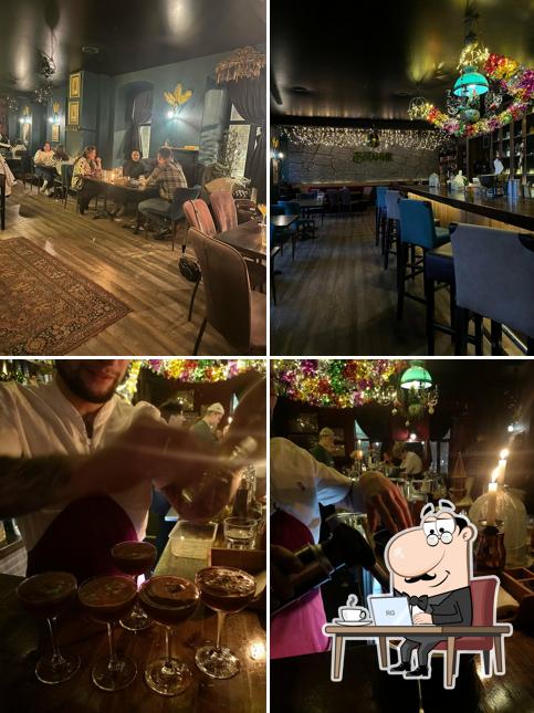 Интерьер "Ботаник Бар-гербарий"