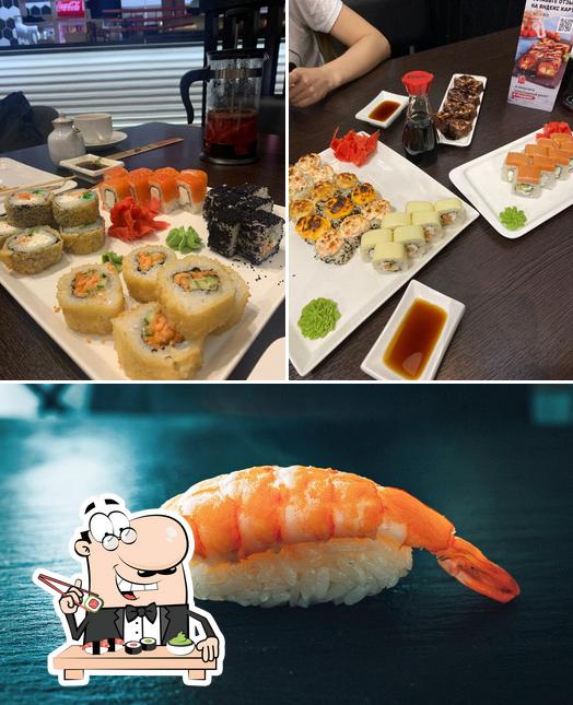 В "Hatimaki" подают суши и роллы