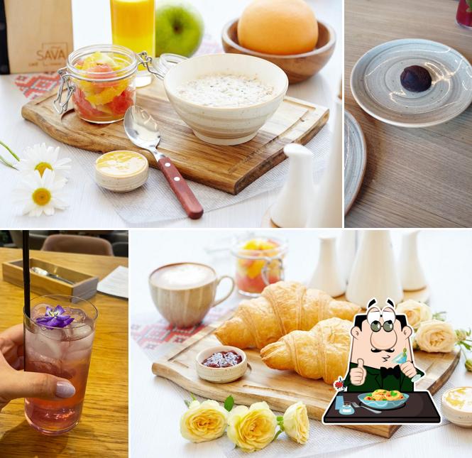 Еда в "Городском кафе "SAVA""