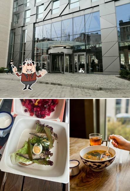 В Федина Дача есть еда, внешнее оформление и многое другое