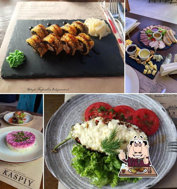 Тартар из говядины в "Ресторане "Каспий""