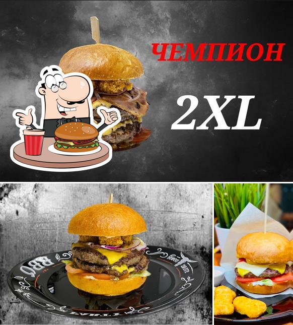 Гамбургер в "Black Beef"