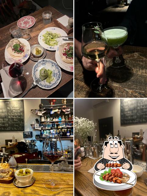 Еда в "Ресторане Moments"