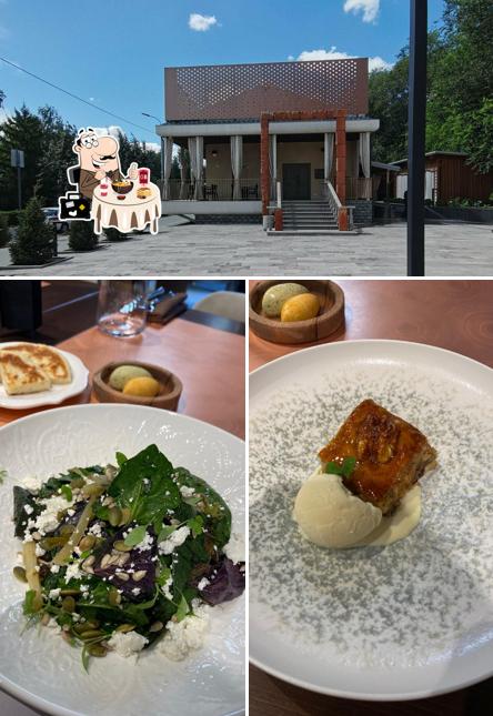 Посмотрите на это фото, где видны еда и внешнее оформление в Cascade