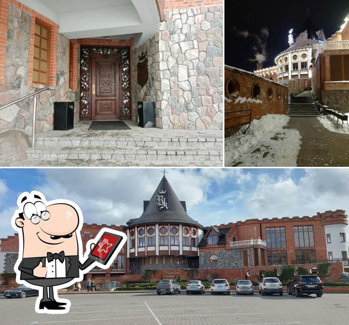 Наслаждайтесь свежим воздухом и пейзажем, открывающемся из "Пивоварни "Брецель""