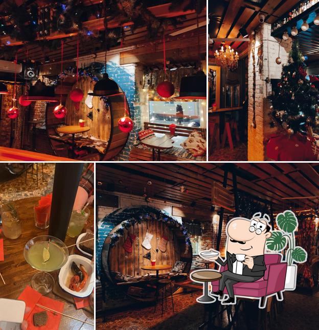 Посмотрите на внутренний интерьер "Лаборатория вкуса"